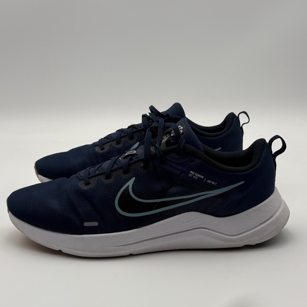 MEN`S NIKE DOWNSHIFTER 12 ATHLETIC SNEAKERS SIZE 13M NEW NAVY BLUE